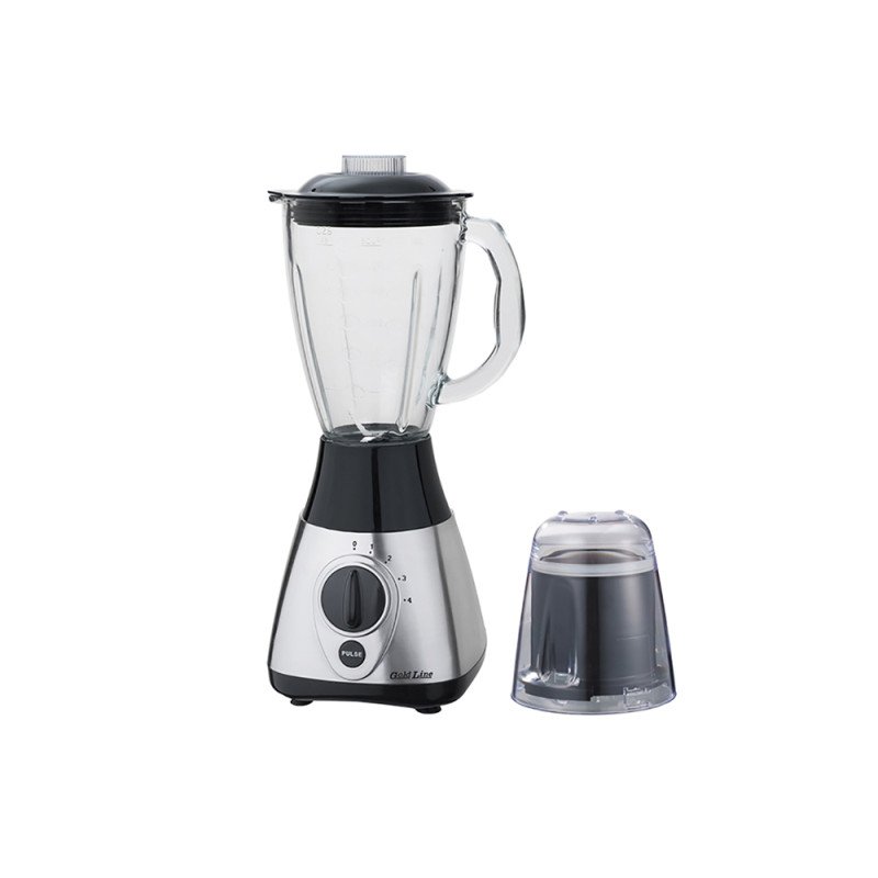 בלנדר זכוכית + מטחנת קפה GOLD LINE
